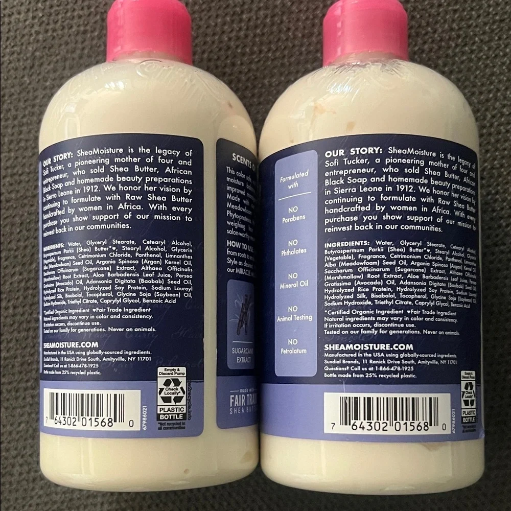 2x SheaMoisture Miracle Multi-Benefit Conditioner - 13 oz each